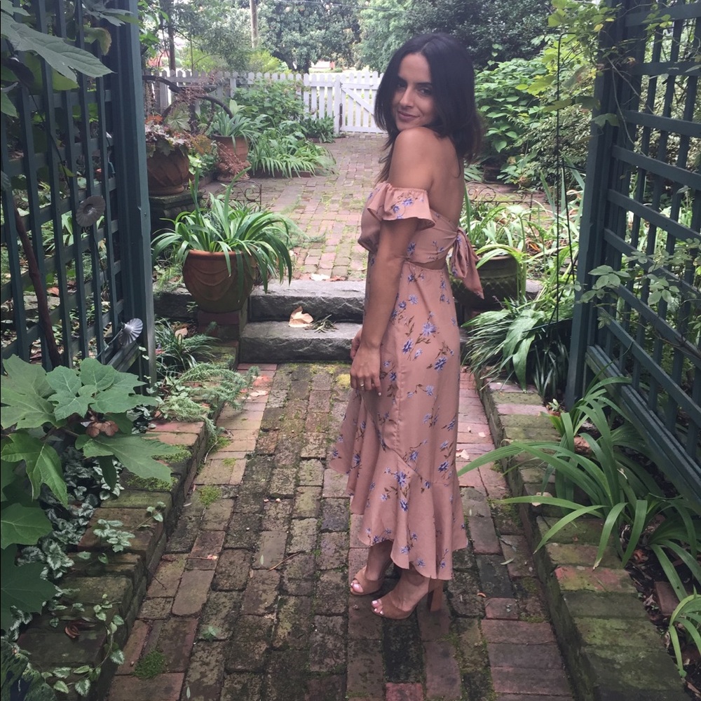 Nasty Gal Off the shoulder dress